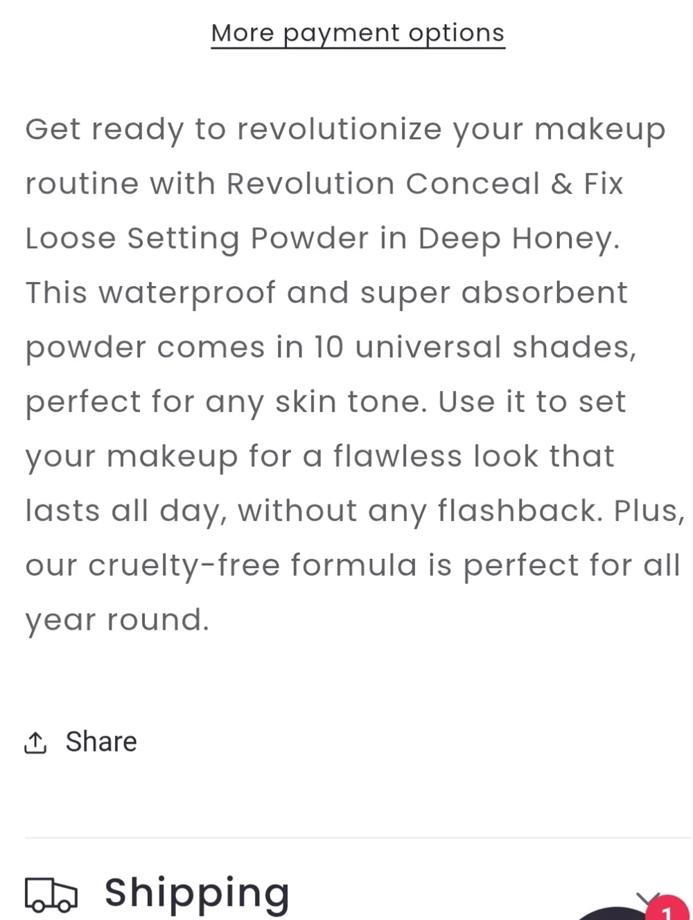 🆕️Makeup Revolution Loose Setting Powder - Deep Honey